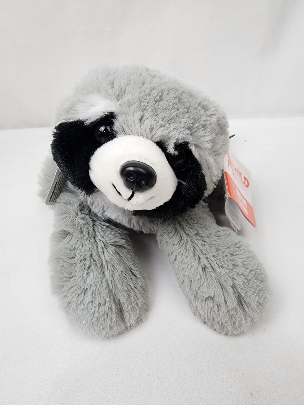Wild Republic Hug 'Ems Mini Plush 7" Silky Soft Raccoon New w/Tags Cute!!